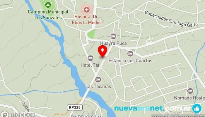 mapa de GODOY INMOBILIARIA - Tafí del Valle - Tucumán Agencia inmobiliaria en Tafí del Valle