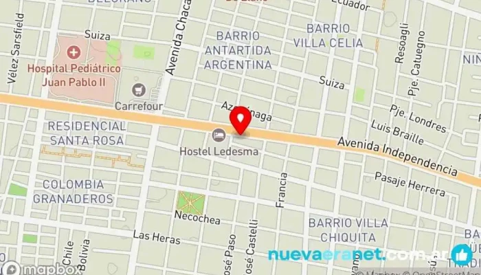 mapa de Gonzálo Multipartes Tienda de repuestos para automóviles en Corrientes
