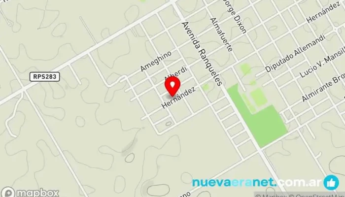 mapa de Gral moldes casa mariano  en Coronel Moldes