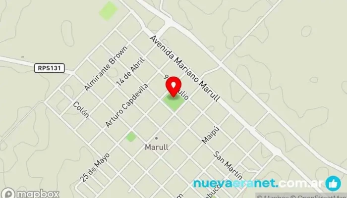 mapa de Grimaldi Remates Ferias Casa de subastas de ganado en Marull