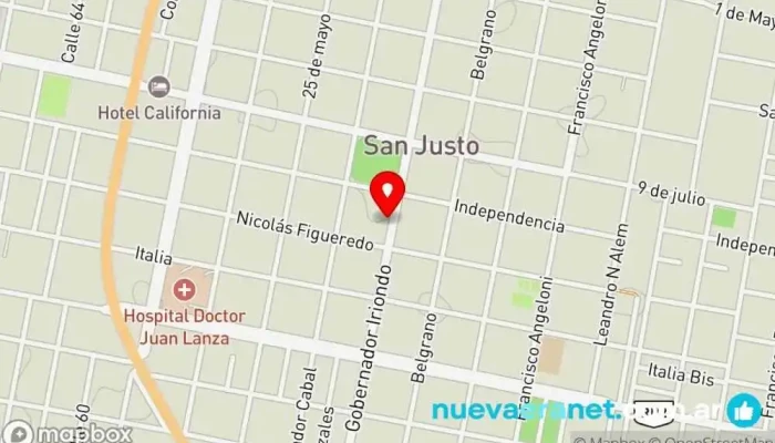 mapa de Grupo Marquez Tienda de electrodomésticos en San Justo