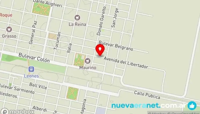 mapa de GUANTEX - Casa Central Seguridad y salud ocupacional, Tienda de materiales para la construcción, Servicio de comercio electrónico en Leones