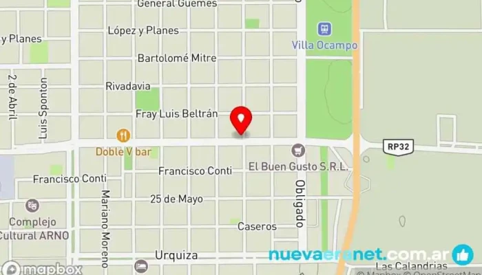 mapa de HABiTAR - Villa Ocampo Tienda de artículos para el hogar en Villa Ocampo