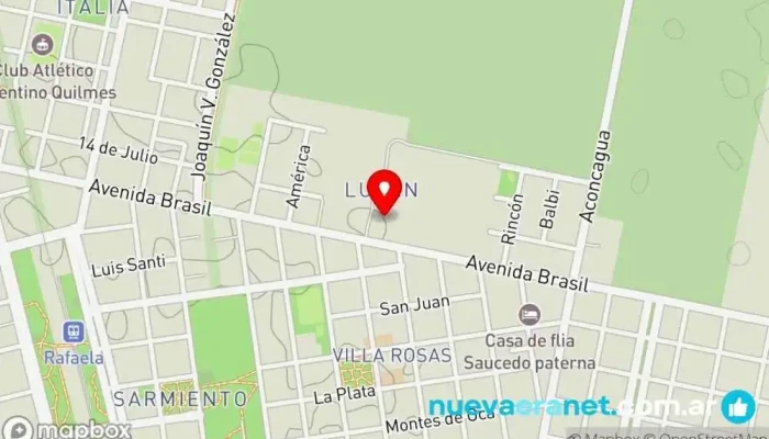 mapa de Hacendados de Rafaela Casa de subastas en Rafaela