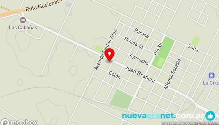 mapa de Haciendas Correntinas Empresa de transporte por camión en La Cruz