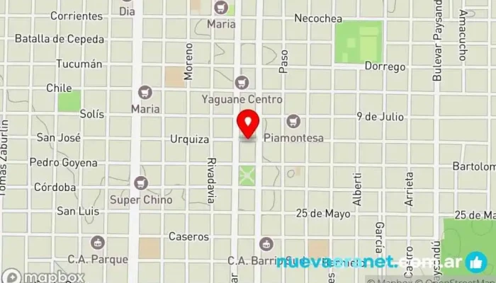mapa de Haciendas Villaguay SRL Oficinas de empresa en Villaguay