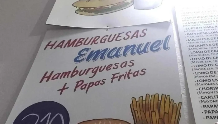 Hamburguesas Emanuel -  Carta - Las Varillas