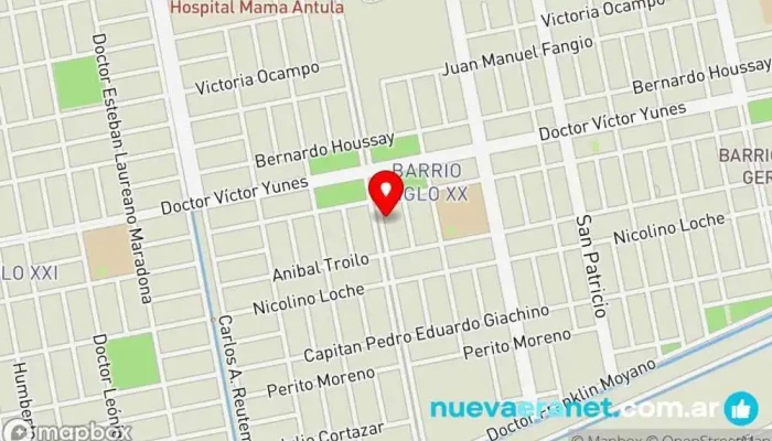 mapa de Hecho en Casa Tienda de alimentación en Santiago del Estero