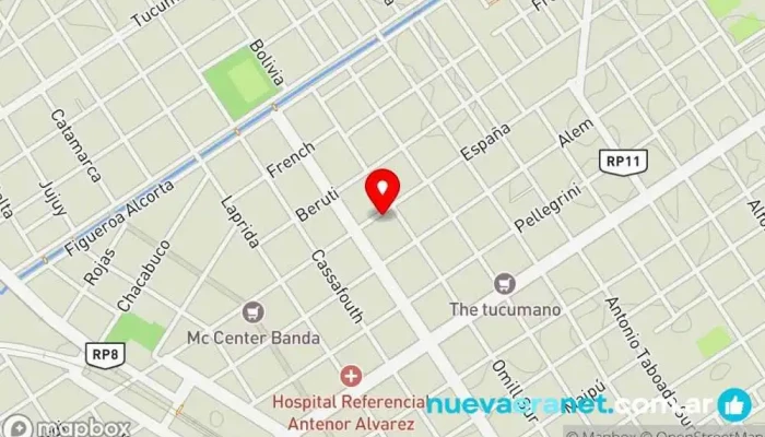 mapa de Hector J. Ruiz Repuestos Tienda de repuestos para automóviles en La Banda