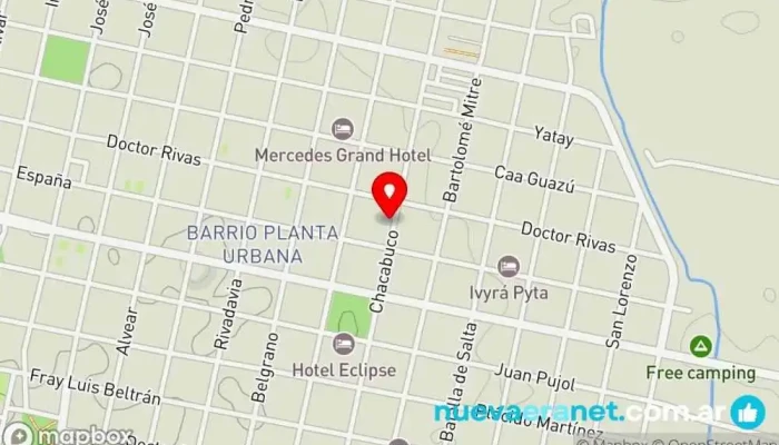 mapa de Herrero Hnos Srl Casa de subastas de ganado en Mercedes