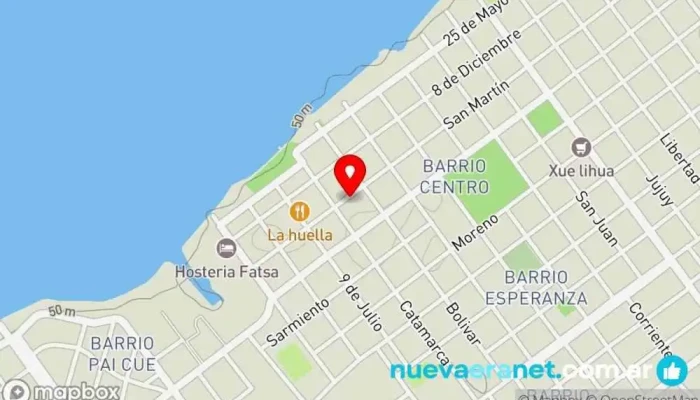 mapa de Hey Sugar Pastelería en Paso de la Patria