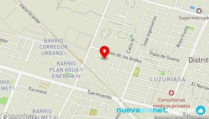 mapa de Hilos de chocolate Pastelería Pastelería en Maipú