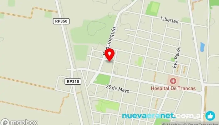 mapa de Hospedaje Trancas Hotel en Trancas