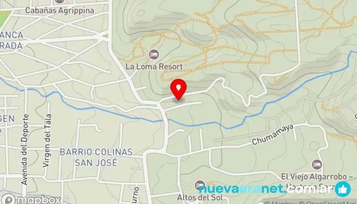 mapa de Hotel Aguada Del Zorro - Hotel en Merlo - Hotel, Bed & Breakfast, Estancia en granjas, Complejo hotelero, Restaurante, Alojamiento con servicio en Villa de Merlo