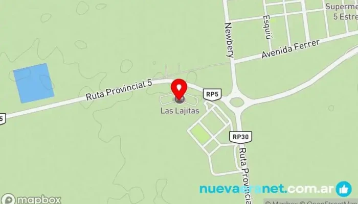 mapa de Hotel Las Lajitas Hotel en Las Lajitas