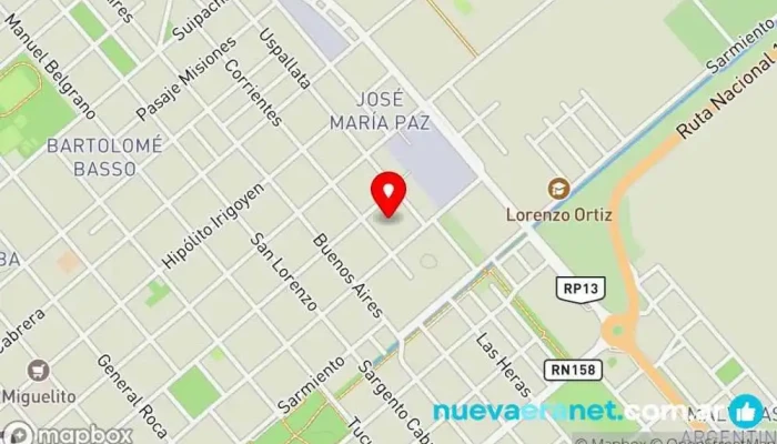 mapa de Iglesia Vision de Futuro Iglesia en Las Varillas