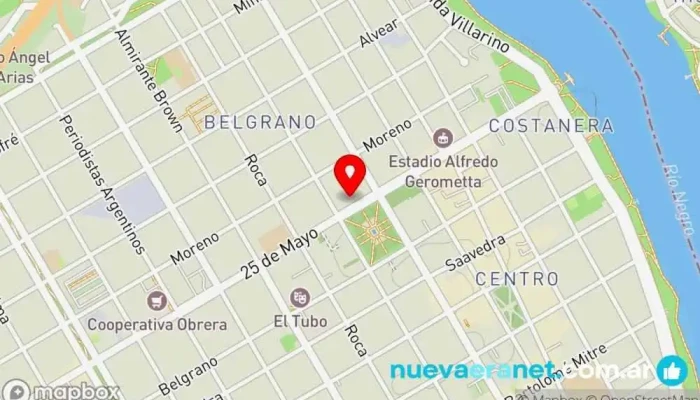 mapa de il Panonto Panadería en Viedma