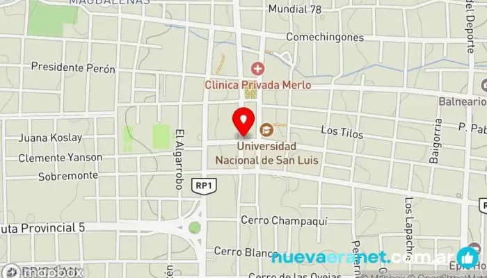 mapa de Impaz - deportivo y urbano Tienda de ropa de deportes en Merlo