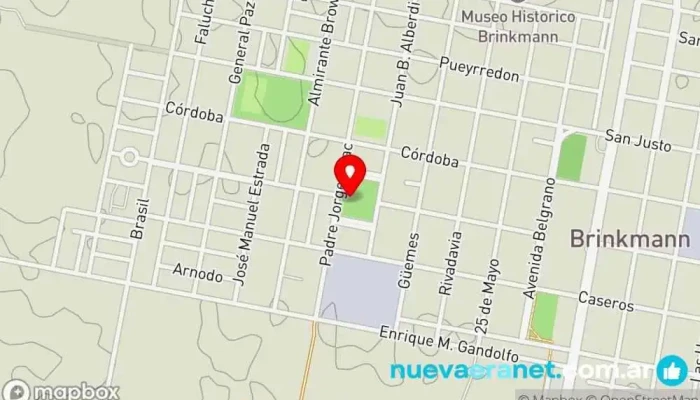 mapa de Indeco SRL Tienda de muebles en Brinkmann