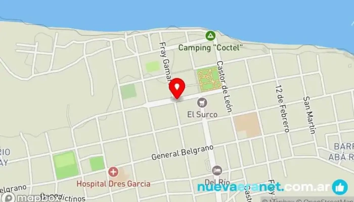 mapa de INDUSPAN PANIFICADOS Panadería en Itatí