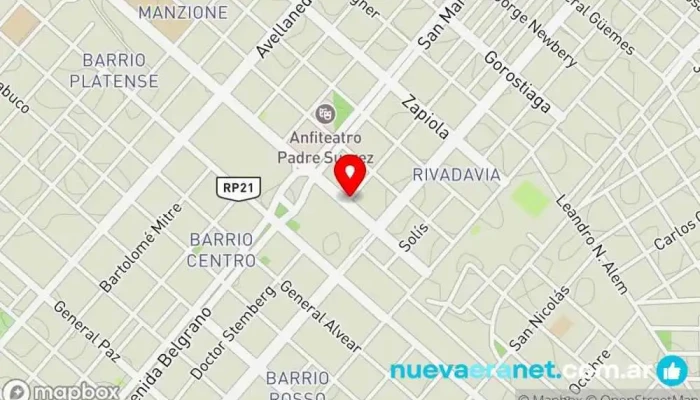 mapa de INMOBILIARIA CASTRO & ASOCIADOS Agencia inmobiliaria en Añatuya