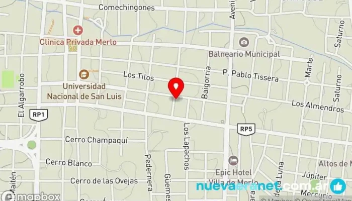 mapa de Inmobiliaria Loyola Agencia inmobiliaria, Constructor, Agentes inmobiliarios en Merlo