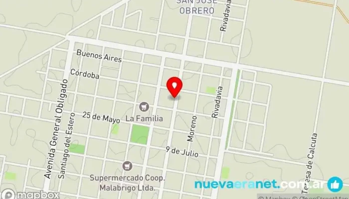mapa de Inmobiliaria Malabrigo Venta-alquileres-administraciones Agentes inmobiliarios en BLK
