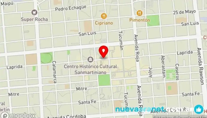 mapa de Inmobiliaria Perez Olivera Propiedades Agencia inmobiliaria en J5402DIB