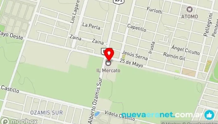 mapa de INNAMORATO MAIPU Heladería, Cafetería, Pastelería en Maipú