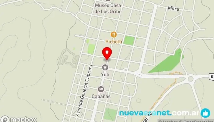 mapa de Isy Achiras Tienda de artículos para el hogar en Achiras