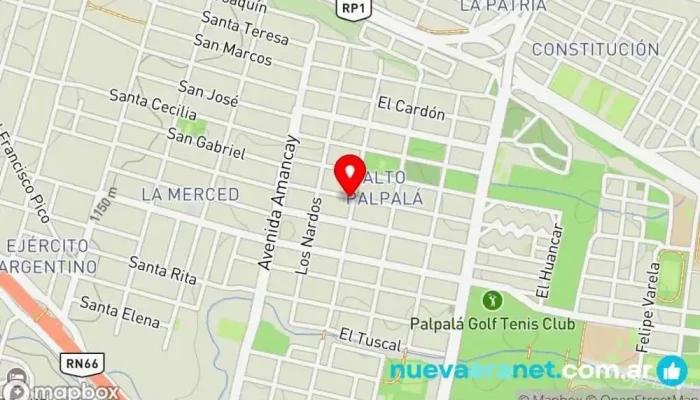mapa de Jacobito Panadería en Palpalá