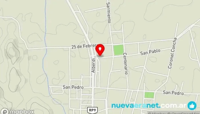 mapa de Jeronimo Maderera Establecimiento de venta de madera, Fábrica de muebles, Fabricante de casas de madera, Carpintero en San Francisco del Monte de Oro