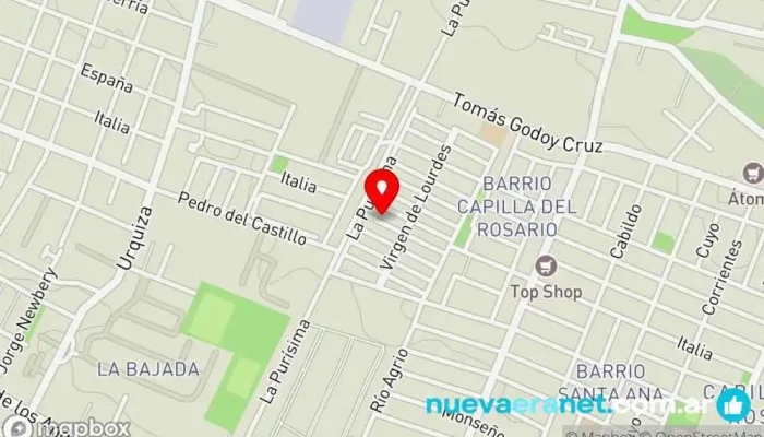 mapa de Jireh donnas y churros Panadería en Guaymallén