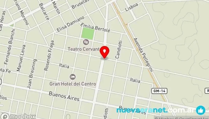 mapa de Jorge Deportes Tienda de deportes en El Trebol