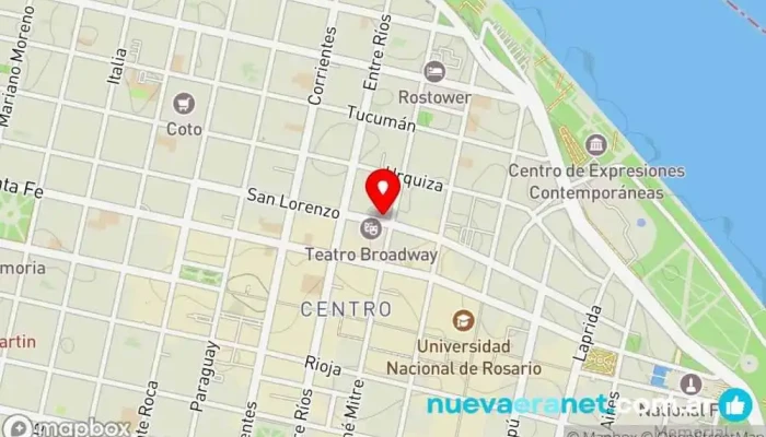 mapa de Judith Panadería en Rosario