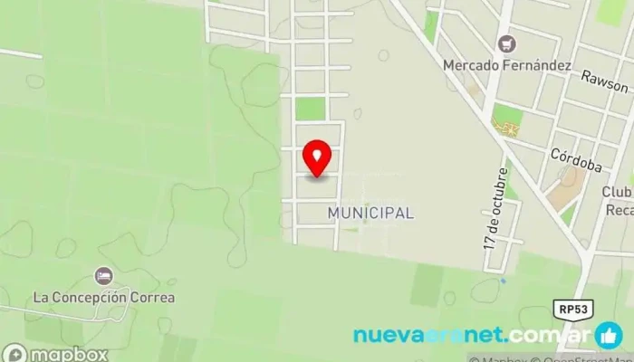 mapa de K y M alquiler de castillos inflables Tienda de juegos en Zonda