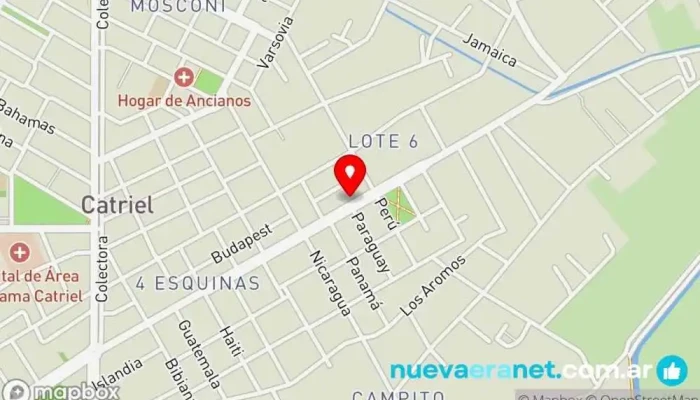 mapa de Kary STEP (Pasteleria sin TACC) Pastelería en Catriel