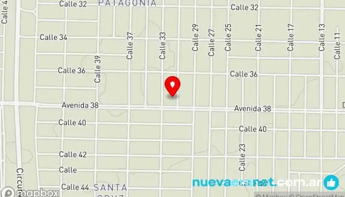mapa de Katy tartas y dulces Pastelería en Río Gallegos