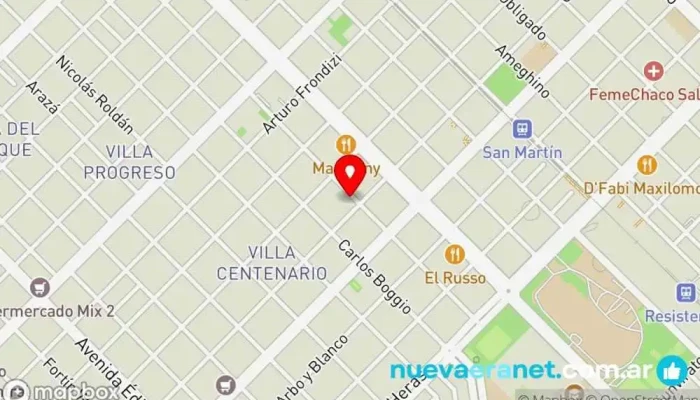 mapa de KESÚ Chipa mboca Comida a domicilio, Panadería en Resistencia