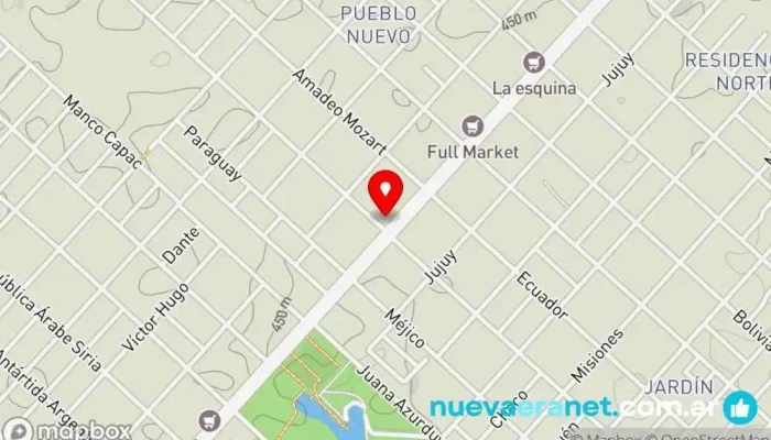 mapa de Koos Café y Pastelería Cafetería en Río Cuarto