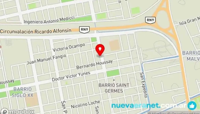 mapa de Kuresza Panadería Panadería en Santiago del Estero