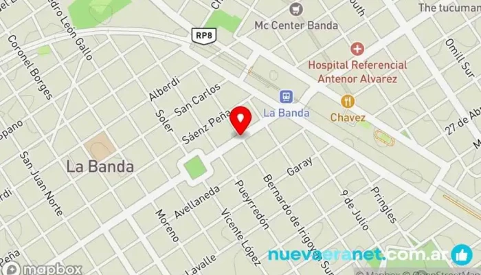 mapa de La Banda  en La Banda