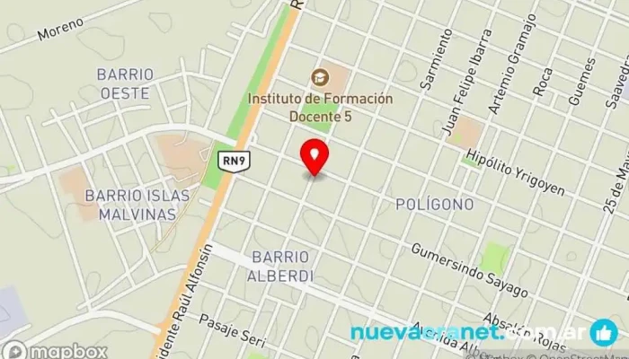 mapa de La Boutique del Pan Panadería en Villa San Martin