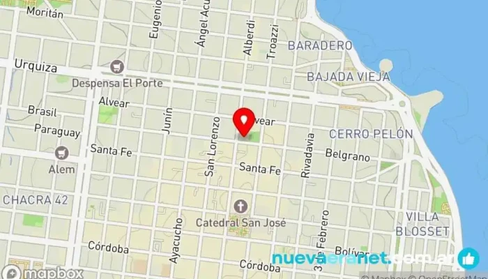 mapa de La Casa de Angel Tienda de regalos, Tienda de aromaterapia, Librería, Boutique en Posadas