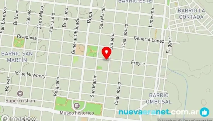 mapa de La casa de Dora Tienda de ropa de mujer en Reconquista