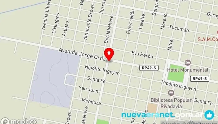mapa de La casa de Elmak  en San Jorge