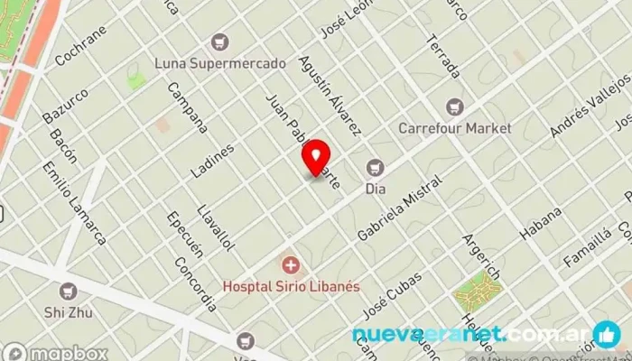 mapa de La Casa De Jony Casa de subastas de ganado en Cdad. Autónoma de Buenos Aires