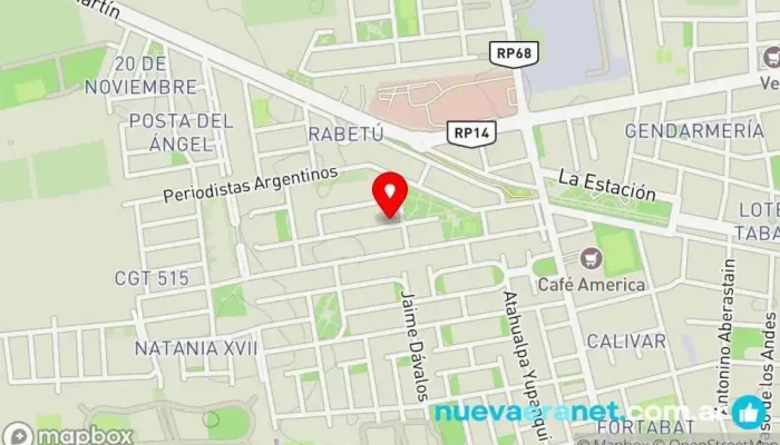 mapa de La casa de la Abuela Tienda de galletas en San Juan