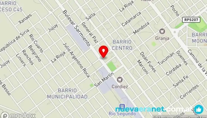 mapa de La casa de la limpieza Proveedor de productos de limpieza, Tienda de cubertería, Tienda de artículos para el hogar en Río Segundo