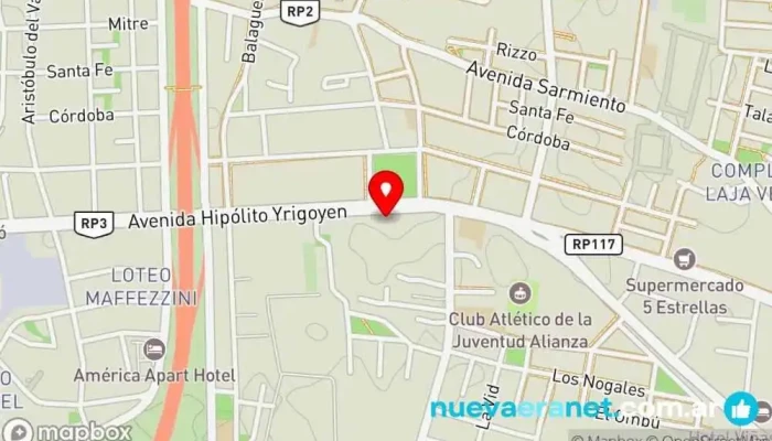 mapa de La Casa De Las Empanadas Comida a domicilio en Santa Lucía